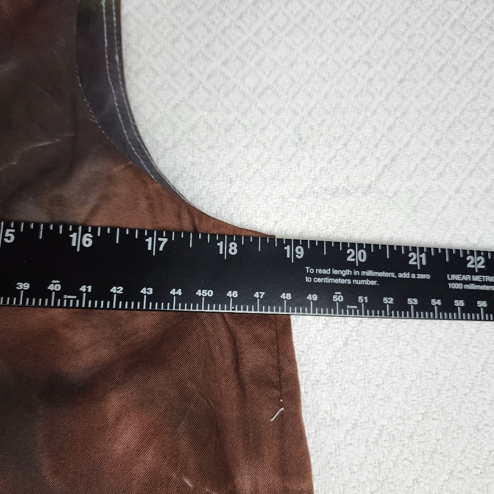 Madewell Tie-Dye Midi Dress in Brown and White - Picture 6 of 10